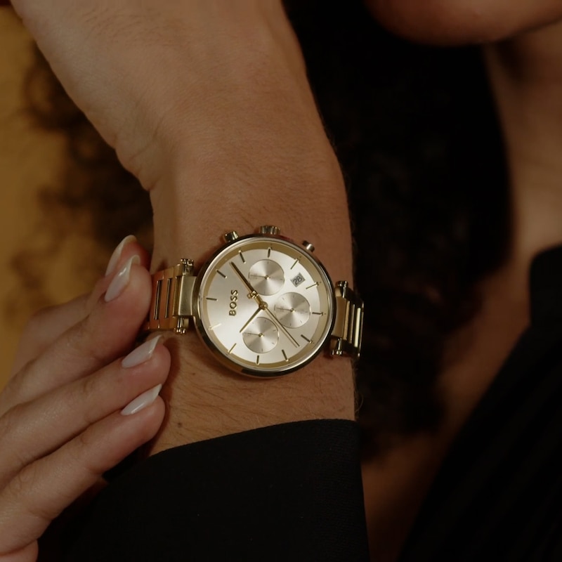 Main Image 4 of BOSS Majesty Sport 36mm Gold Tone Bracelet Watch