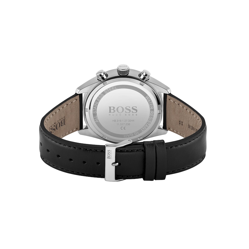 Main Image 2 of BOSS Champion 44mm Chronograph Black Leather Strap Watch