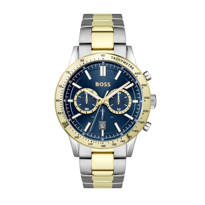 Main Image 1 of BOSS Allure 44mm Chronograph Blue Dial & Two Tone Bracelet Watch