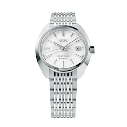 King Seiko ‘Metropolis Silver’ 6L 1969 Re-Interpretation Stainless Steel Watch