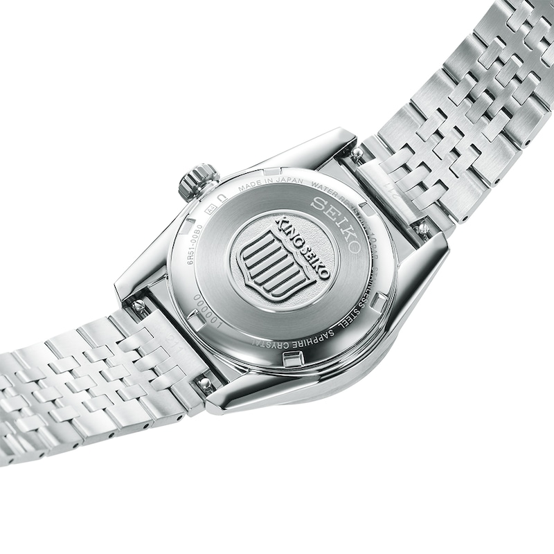 Main Image 3 of King Seiko KSK 6R 36mm Preppy Blue Dial Stainless Steel Watch