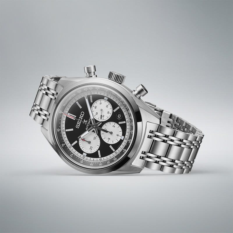 Main Image 3 of Seiko Prospex Speedtimer ‘Glossy Black’ 1972 Chronograph Stainless Steel Watch