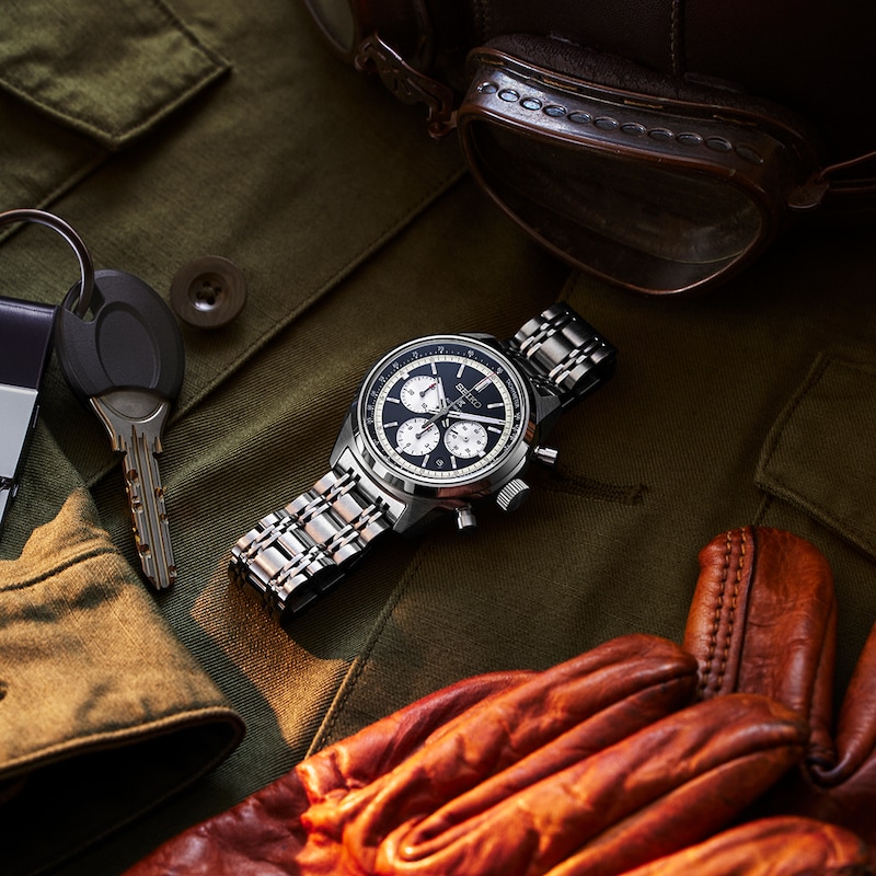 Main Image 4 of Seiko Prospex Speedtimer ‘Glossy Black’ 1972 Chronograph Stainless Steel Watch