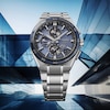 Thumbnail Image 7 of Seiko Astron GPS Solar Dual-Time Chronograph Slate Blue Dial & Titanium Watch