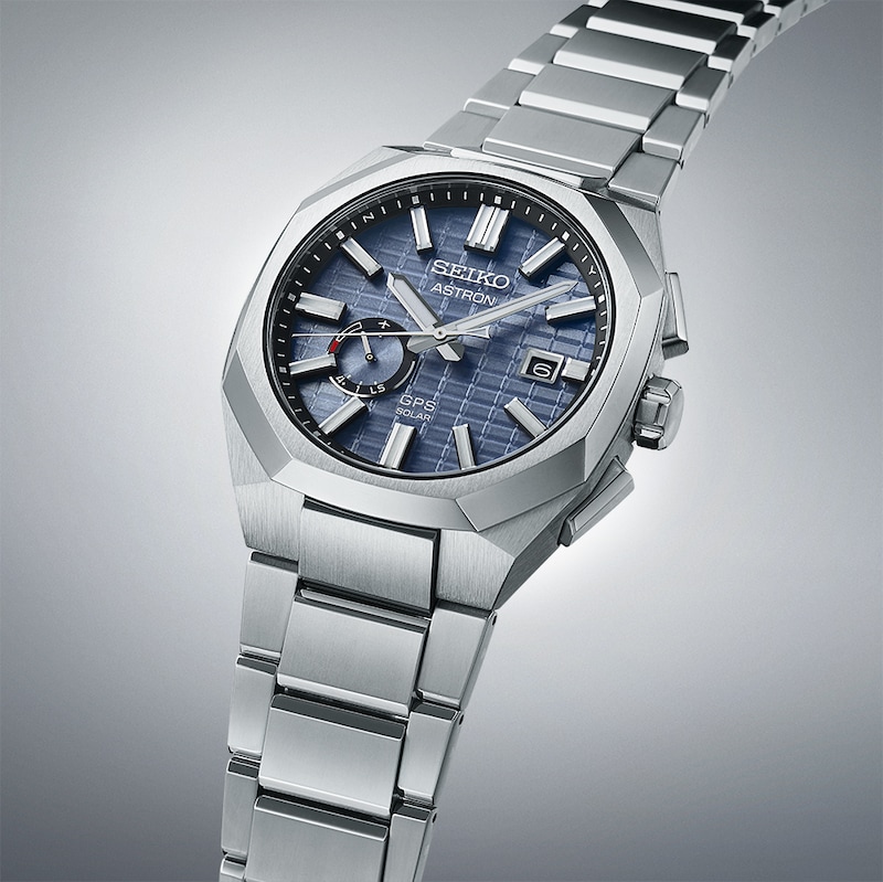 Main Image 2 of Seiko Astron GPS Solar ‘Sapphire Blue’ Crystal Box 41mm Titanium Watch