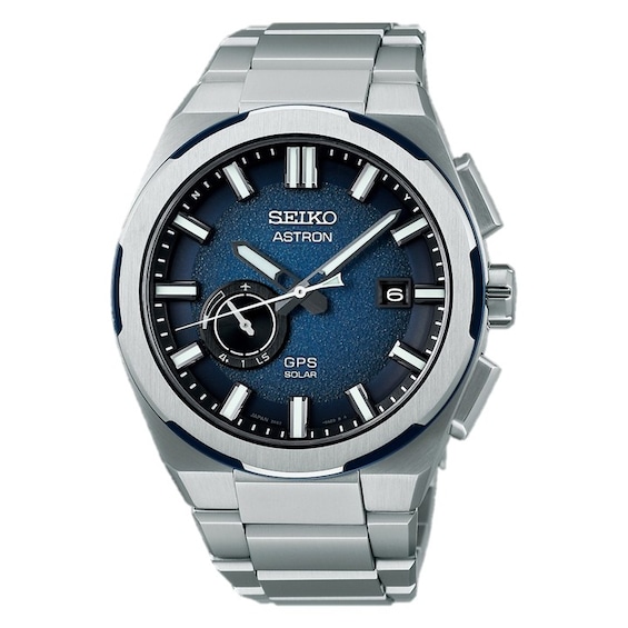 Men's Seiko Astron 3X ‘Earth’ 42Mm Titanium Bracelet Watch