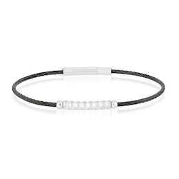 Men's Black PVD Stainless Steel Bracelet