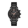 Thumbnail Image 1 of Emporio Armani 43mm Chronograph Black-Tone Ceramic Watch