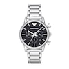 Thumbnail Image 1 of Emporio Armani 41mm Men's Chronograph Black Dial & Stainless Steel Watch