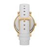 Thumbnail Image 3 of Michael Kors Corey Women's Pavé White Leather Strap Watch