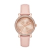 Thumbnail Image 1 of Michael Kors Corey Women's Pavé Pink Leather Strap Watch
