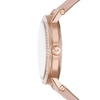 Thumbnail Image 2 of Michael Kors Corey Women's Pavé Pink Leather Strap Watch