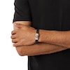 Thumbnail Image 3 of Emporio Armani Men's Black & Stainless Steel ID Bracelet