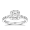 Thumbnail Image 0 of Neil Lane 14ct White Gold 0.81ct Total Diamond Halo Ring