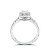 Thumbnail Image 2 of Neil Lane 14ct White Gold 0.81ct Total Diamond Halo Ring