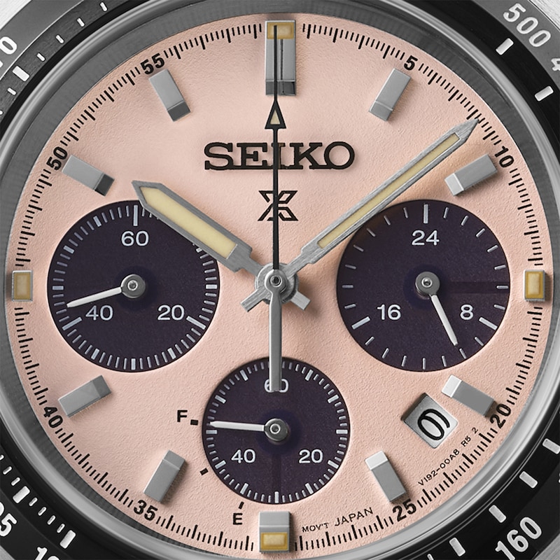 Main Image 4 of Seiko Prospex Speedtimer ‘Youngtimer’ Pale Pink 39mm Stainless Steel Watch