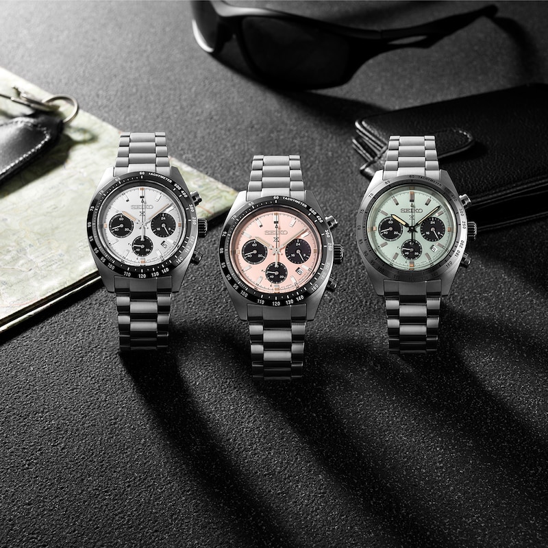 Main Image 5 of Seiko Prospex Speedtimer ‘Youngtimer’ Pale Pink 39mm Stainless Steel Watch