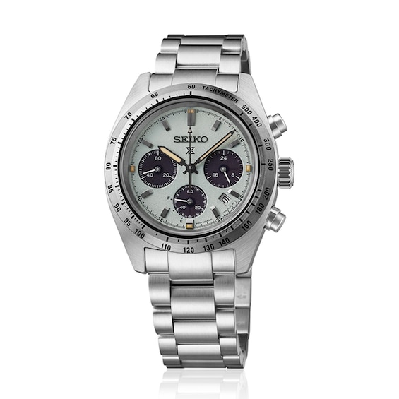 Men's Seiko Prospex Speedtimer ‘Youngtimer’ Mint Green 39Mm Stainless Steel Watch