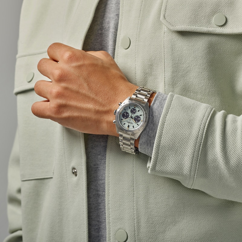 Main Image 2 of Seiko Prospex Speedtimer ‘Youngtimer’ Mint Green 39mm Stainless Steel Watch