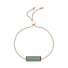 Thumbnail Image 1 of Lauren Ralph Lauren Gold Tone & Green Sparkle Slider Bracelet