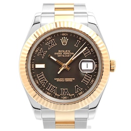 Previously Owned Rolex Datejust 41 116333 Black Dial 41mm Watch