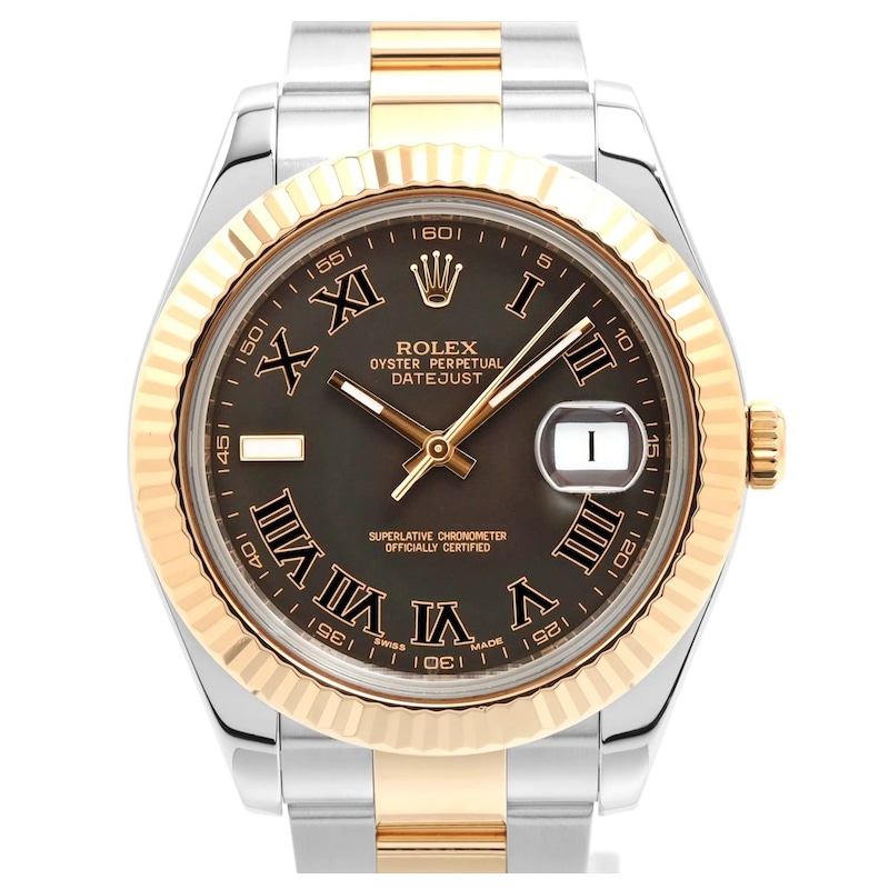 Main Image 1 of Previously Owned Rolex Datejust 41 116333 Black Dial 41mm Watch