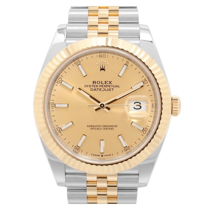 Main Image 1 of Previously Owned Rolex Datejust 41 126333 Champagne Dial 41mm Watch