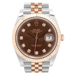 Previously Owned Rolex Datejust 41 126331 Brown Dial 41mm Watch