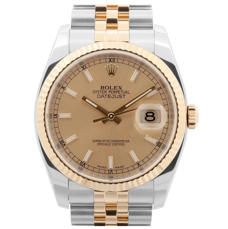 Main Image 1 of Previously Owned Rolex Datejust 36 116233 Champagne Dial 36mm Watch