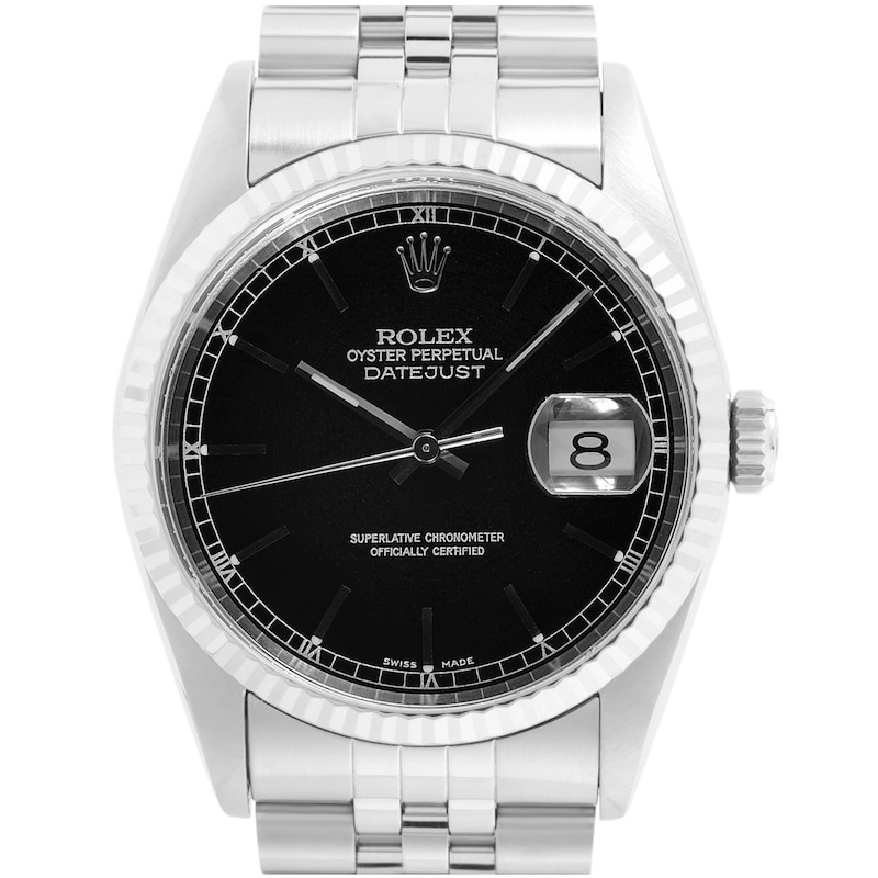 Main Image 1 of Previously Owned Rolex Datejust 36 16234 Black Dial 36mm Watch
