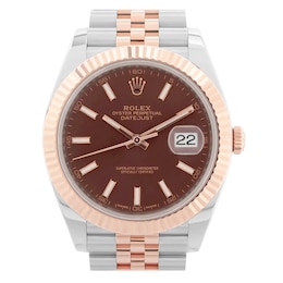 Previously Owned Rolex Datejust 41 126331 Brown Dial 41mm Watch