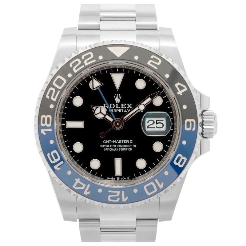 Main Image 1 of Previously Owned Rolex GMT-Master II 126710BLNR Black Dial 40mm Watch