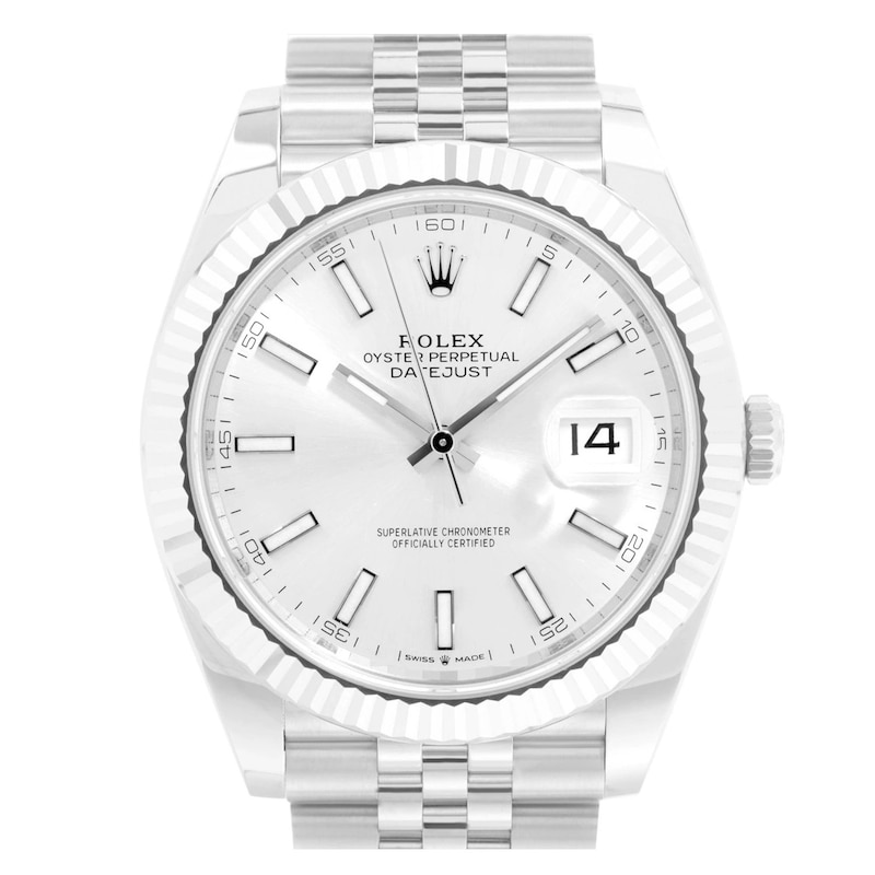 Main Image 1 of Previously Owned Rolex Datejust 41 126334 Silver Dial 41mm Watch