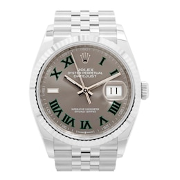 Previously Owned Rolex Datejust 36 126234 Slate Dial 36mm Watch