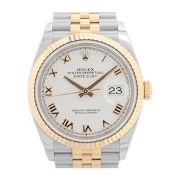 Previously Owned Rolex Datejust 36 126233 White Dial 36mm Watch