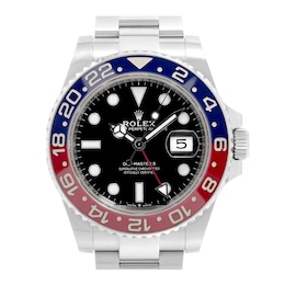 Previously Owned Rolex GMT-Master II 126710BLRO Black Dial 40mm Watch