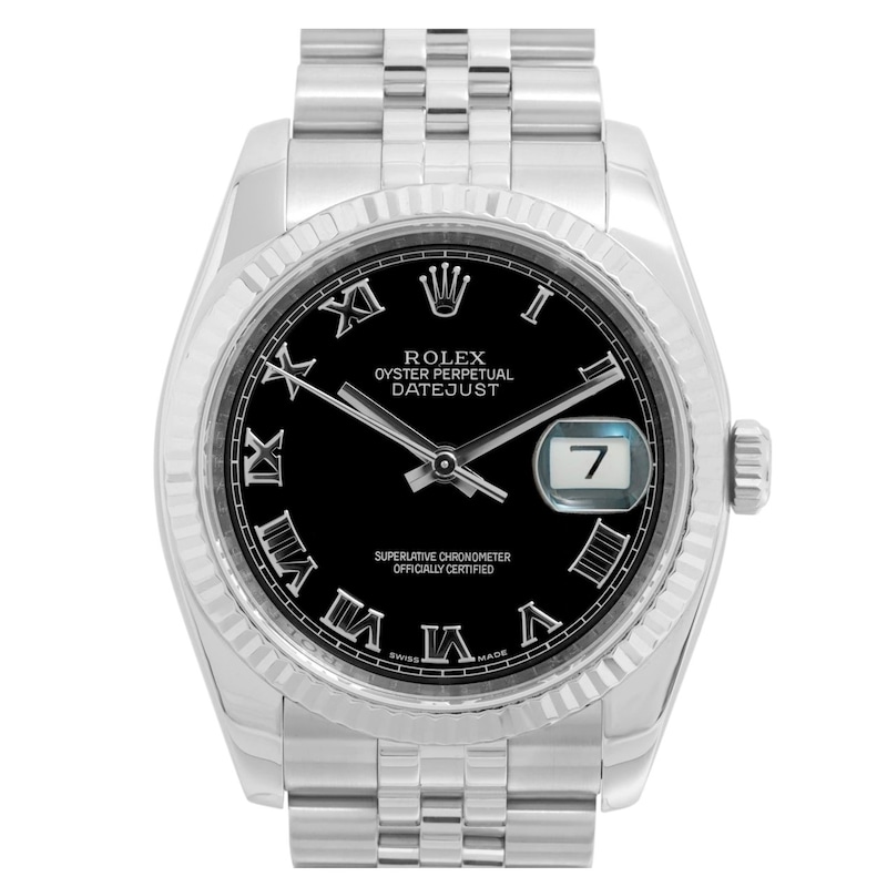 Main Image 1 of Previously Owned Rolex Datejust 36 116234 Black Dial 36mm Watch