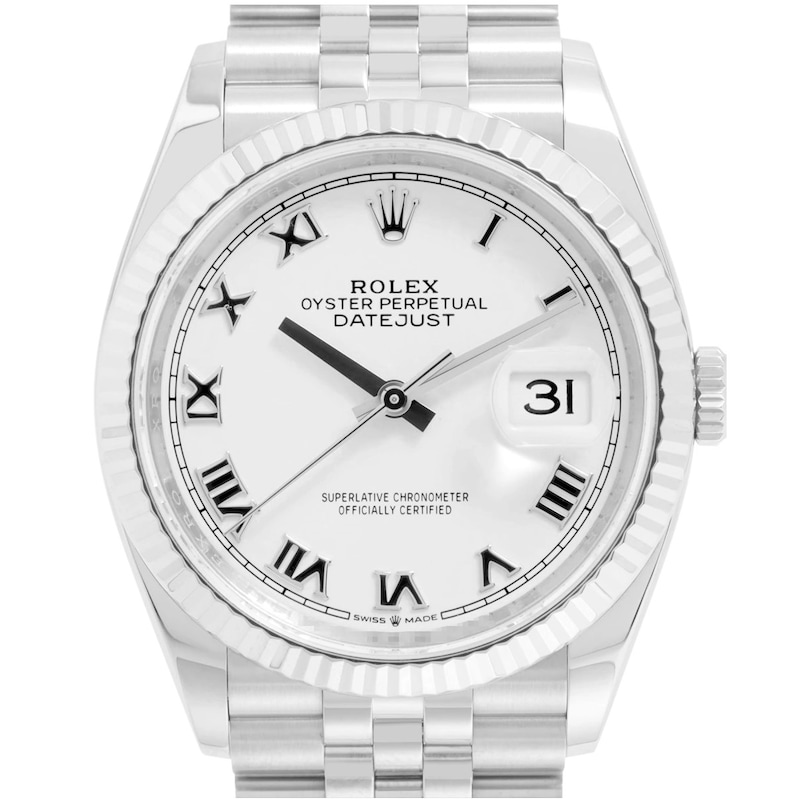 Main Image 1 of Previously Owned Rolex Datejust 36 126234 White Dial 36mm Watch