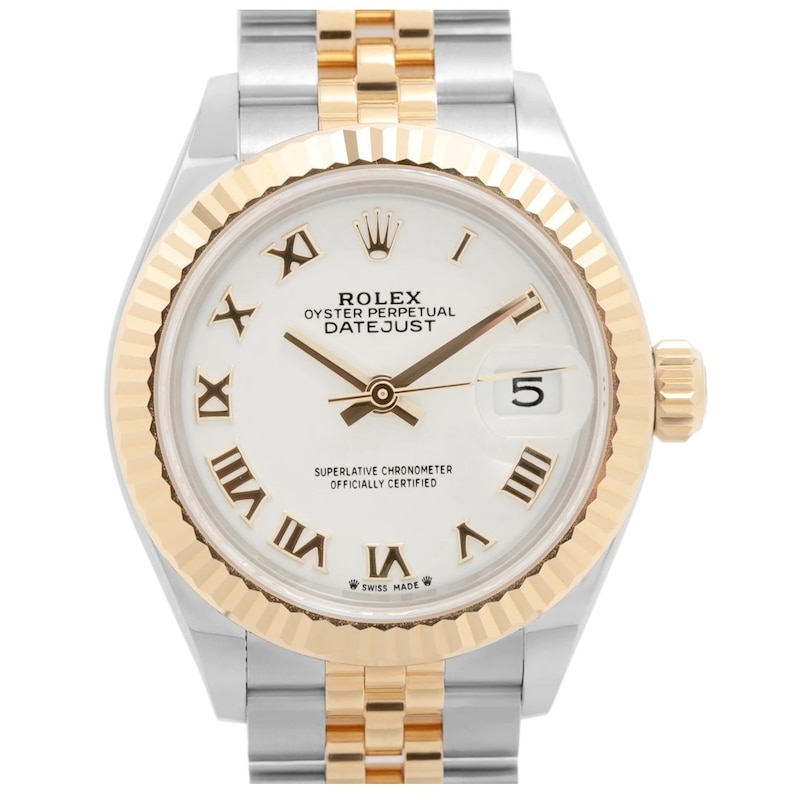 Main Image 1 of Previously Owned Rolex Lady-Datejust 279173 White Dial 28mm Watch