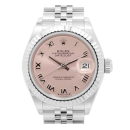 Previously Owned Rolex Lady-Datejust 279174 Pink Dial 28mm Watch