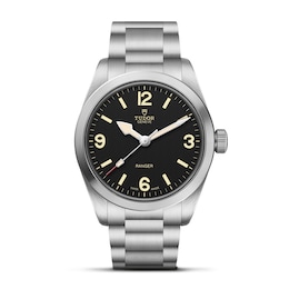 TUDOR Ranger 36mm Black Dial & Stainless Steel Watch