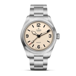TUDOR Ranger 39mm Beige Dial & Stainless Steel Watch