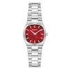 Thumbnail Image 1 of Bulova Super Seville Mini Red Dial & Stainless Steel Watch