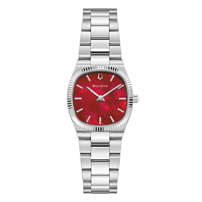 Main Image 1 of Bulova Super Seville Mini Red Dial & Stainless Steel Watch