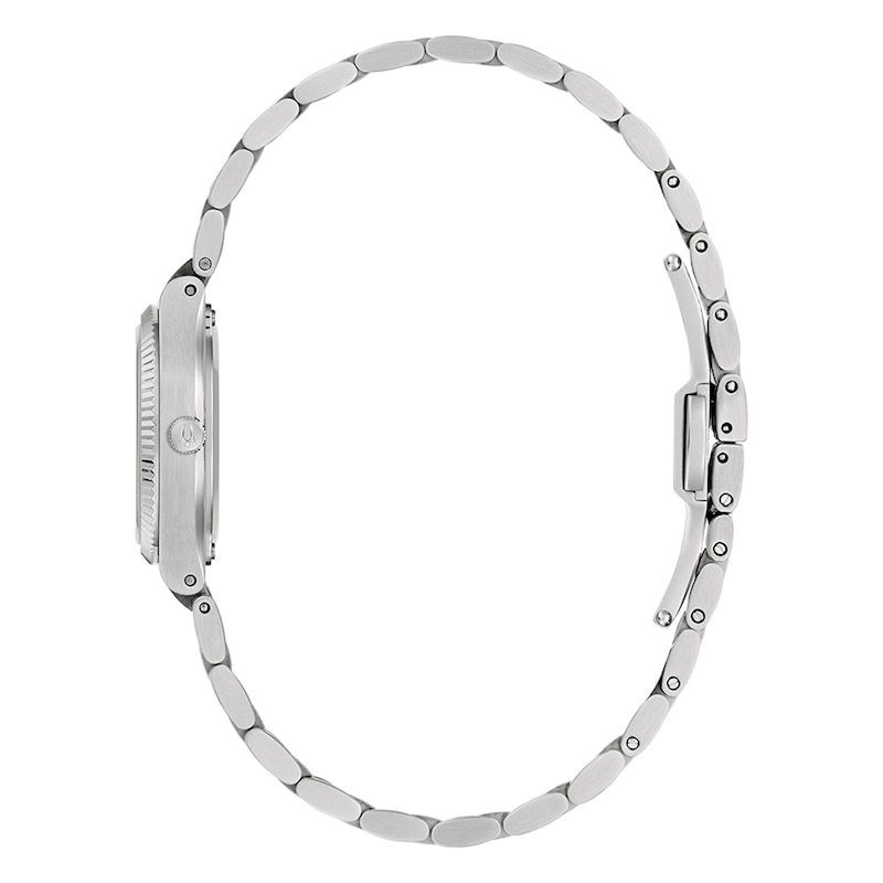 Main Image 3 of Bulova Super Seville Mini Red Dial & Stainless Steel Watch