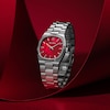 Thumbnail Image 7 of Bulova Super Seville Mini Red Dial & Stainless Steel Watch