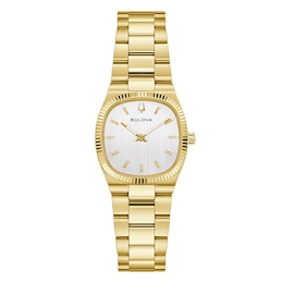 Bulova Super Seville 25mm Women's Gold Tone Bracelet Watch