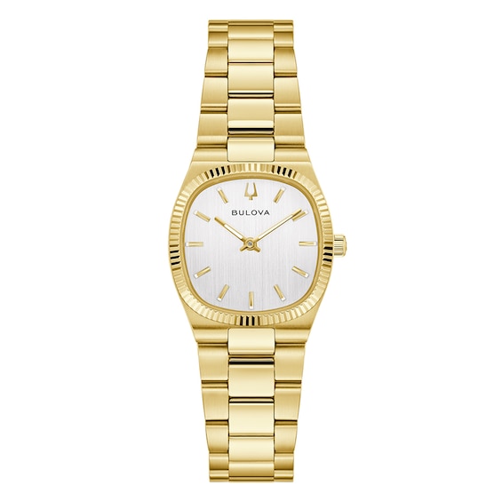 Women's Bulova Super Seville 25Mm Gold Tone Bracelet Watch