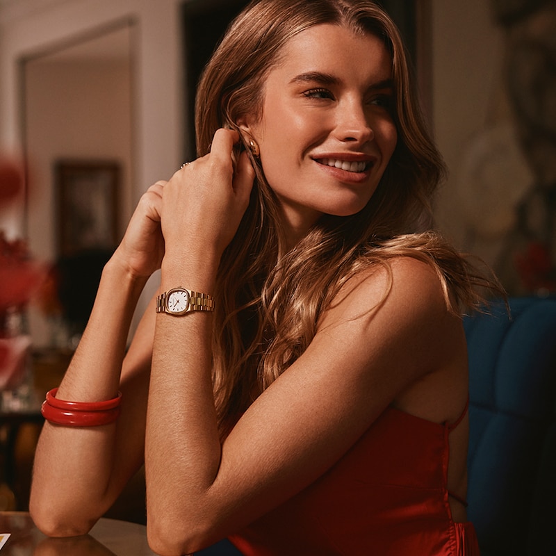 Main Image 5 of Bulova Super Seville 25mm Women's Gold Tone Bracelet Watch