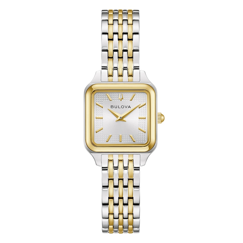 Main Image 1 of Bulova Sutton Mini Ladies' Square Two Tone Bracelet Watch